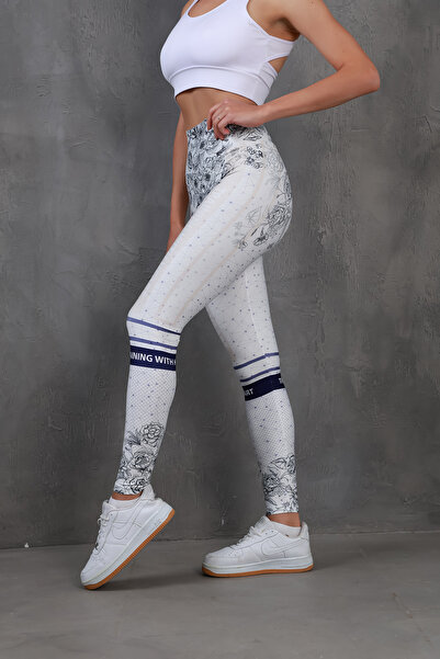 Miss Prova High Waist Recovery Digital Printed Sports Leggings Missta2371