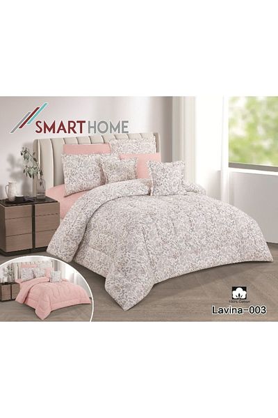 smart home Double-sided comforter set, 5-piece bed sheet, 5-piece comforter, 100% cotton, 180X230cm