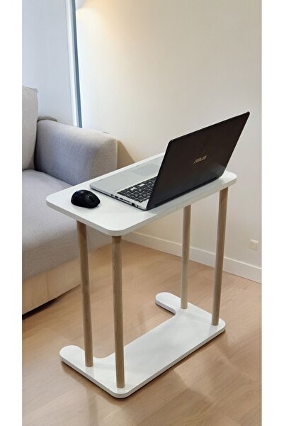PEKA High Quality Laptop Stand with Wheels Breakfast Table Side Table