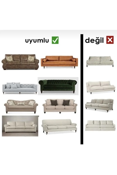 TUCHMALL Koltuk Örtüsü 3+3+1+1 Takımı Lastikli Esnek Yıkanabilir Çekyat Kanepe Kılıfı AÇIK GRİ