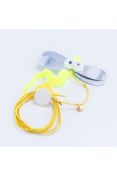 Bimotif Butterfly Model Elastic Self-Adhesive Cat Playing Rod