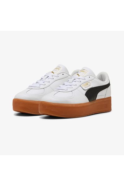 Puma Palermo Elevata Lth Wns Women's White Sports Shoes