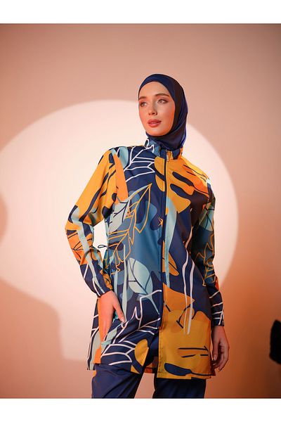 ALFASA Mila Patterned Hijab Swimsuit