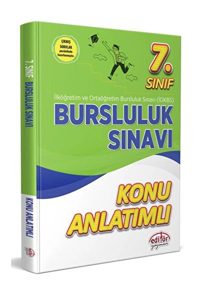 Editör Yayınevi Editör 7. Sınıf Bursluluk Sınavı Konu Anlatımlı Editör Yayınları