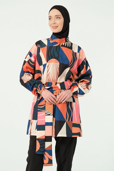 ALFASA Μαγιό Hijab Oversize με σχέδια