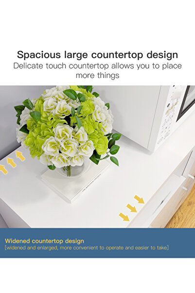 sharpdo Modern Simple Multifunctional Kitchen Storage Cabinet Sideboard