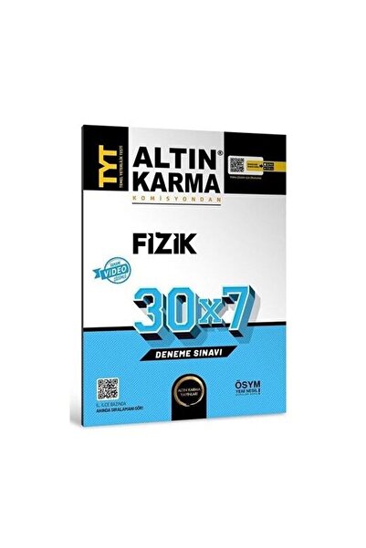 Altın Karma Yks Tyt Fizik 30x7 Deneme Video Çözümlü Yayınları