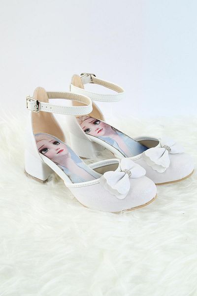 Moda Lime Pantofi pentru fete cu toc Pantofi de nunta Pantofi de seara pentru fete Rochie de seara cu fundita si detalii