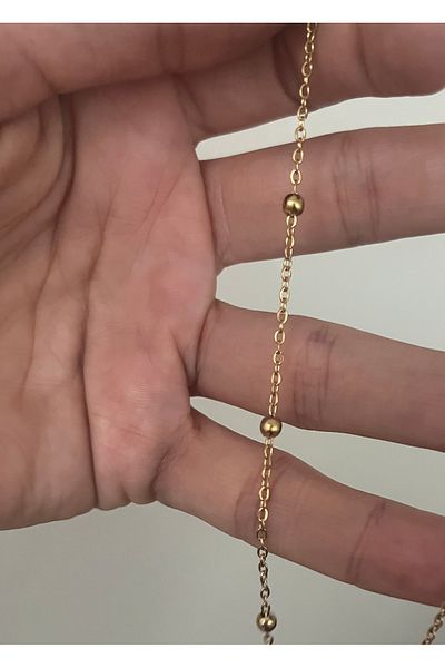 Hoop jewelery Steel Ball Chain Anklet