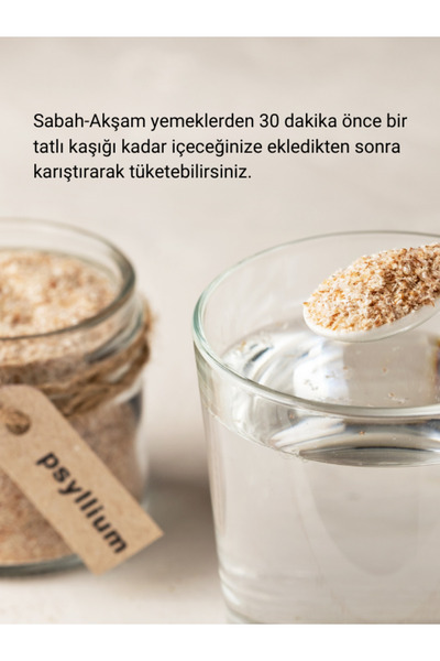 Terra Verde Karnıyarık Otu Tozu (Psyllium) 100g – Doğal Lif Kaynağı