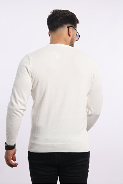 rugatchi 100% Cotton Crew Neck Standard Fit Knitwear Sweater
