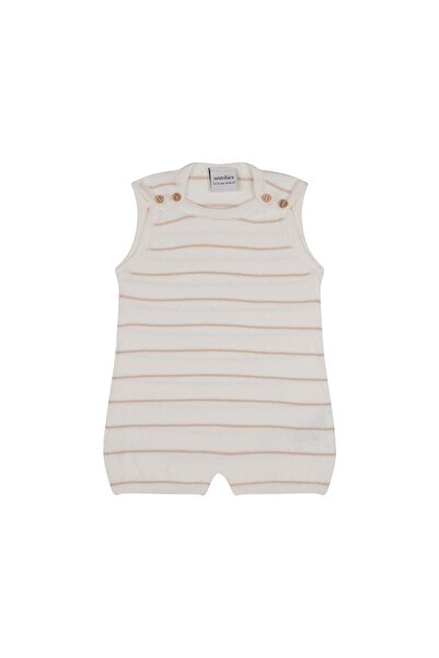 Antebies Beige Striped Knitwear Barbatöz
