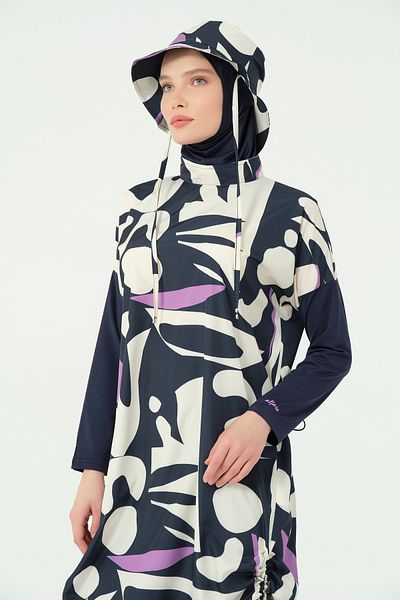 ALFASA Άνετο μαγιό Hijab με καπέλο