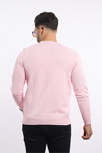 rugatchi %100 Pamuk Bisiklet Yaka Standart Fit Triko Kazak