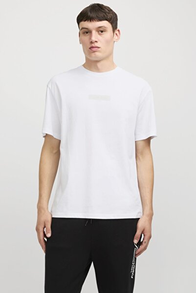 Jack & Jones Minimal Logo Print Crew Neck T-Shirt