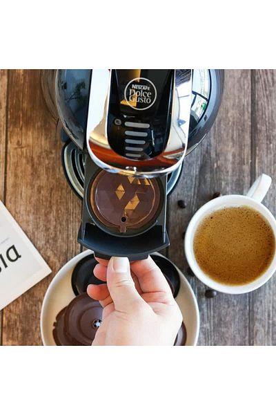 SONREYON 3 Refillable Dolce Coffee Capsules (Can Be Washed and Reused.)