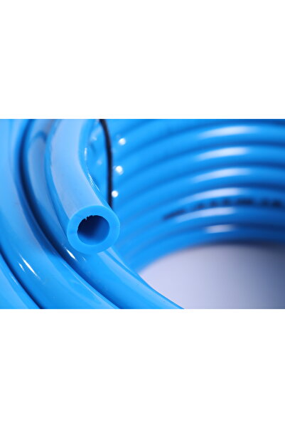 Hortum Plaza 8 MM Tüp Gaz ( lpg ) Tüp Hortumu DÜZ Mavi Renk ( 50 Metre)