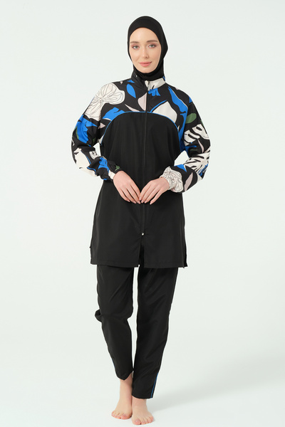 ALFASA Lian Kıl Biye Detaylı Garson Tesettür Mayo