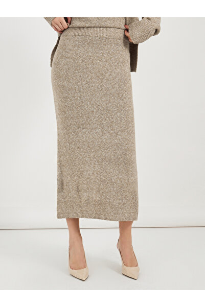 Styli Relaxed Fit Knitted Sweater & Midi Skirt Co-Ords