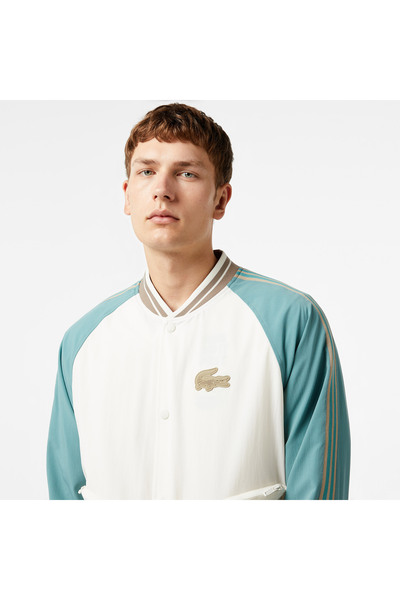 Lacoste x House of SuperStep Erkek Beyaz/Krem Ceket