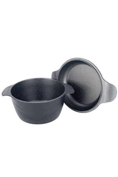Neoklein Neoklein CS18-Black 2in1 pot, with lid that can be used as a frying pan, 18 cm, 1.8 L, aluminum, Black