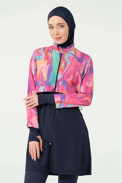 ALFASA Finger-Proof Crop Hijab Swimsuit