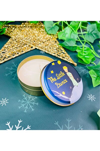 Gift Moda Küçük Prens Tasarımlı Kokulu Teneke Mum
