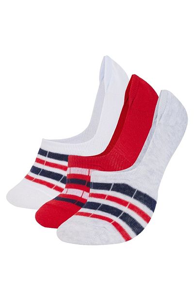 DeFacto New Season Women's 3-Piece Cotton Ballerina Socks