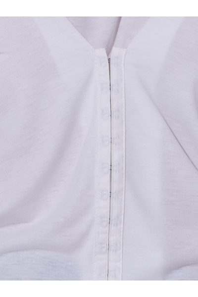 Take Two By Styli Solid Round Neck Hook and Eye Detail T-Shirt