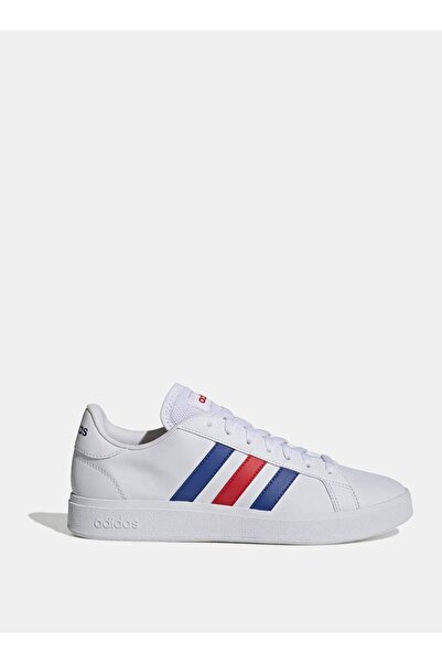 adidas Men's Sneaker White-Navy Blue Gw9252 Grand Court Base 2.0