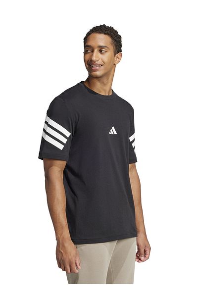 adidas Essentials 3-Stripes Logo Print T-Shirt