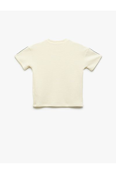 Koton Cotton Long Sleeve Crew Neck T-Shirt