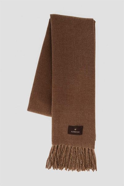 Armine Scarf Ortatkı05 - Milky Brown Bag