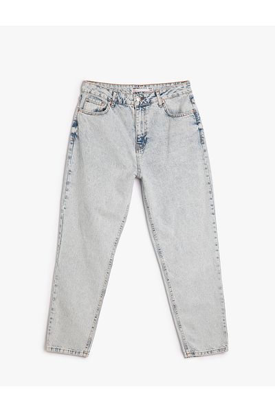 Koton High Waist Jeans Relaxed Cut - Mom Jeans