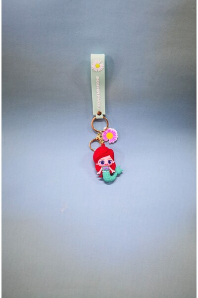 İzmir Deniz Kızı Maskotlu Büyük Anahtarlık