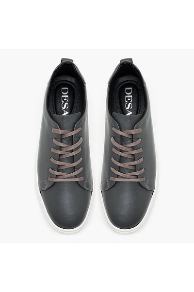Desa Ανδρικά δερμάτινα αθλητικά παπούτσια Clyde Grey