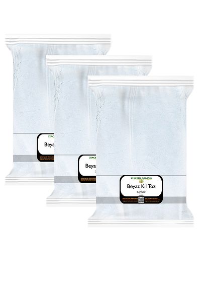 Zencefil Organik White Clay 500 Grx 3 Packs Total: 1.5 Kg