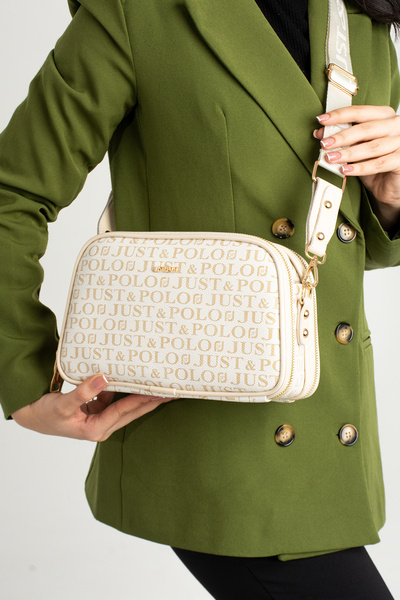 Just Polo JP Women's New Season 3 Compartment Luxury Soft Leather Adjustable ...