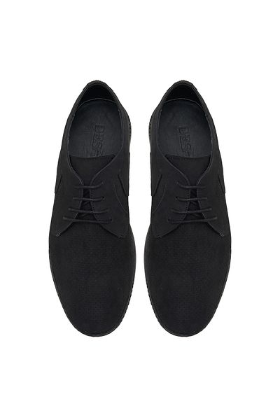 Desa Pantofi casual din nubuck pentru bărbați Oberon Black