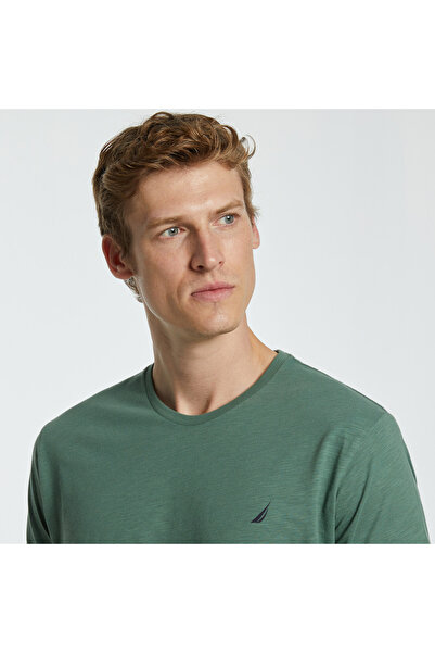 Nautica Erkek Yeşil Standart Fit T-Shirt