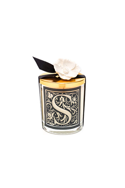 Missi Kişiye Özel S Harfi Yasemin Sandal Vegan Mum(140 GR)