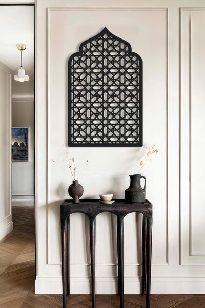 Wall Art İstanbul Mihrap Motifli Metal İslami Duvar Tablosu - Dini Ev Dekoras...
