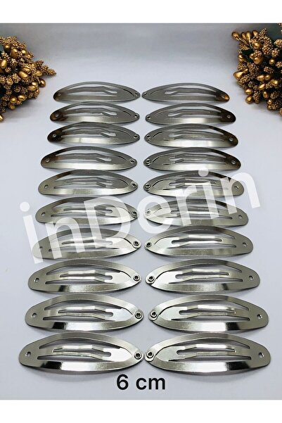 İnDerin Cataramă metalică (6 cm) 20 bucăți placată cu nichel