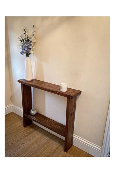 WoodyLycia Ahşap dresuar - Vernikli ahşap koruyuculu