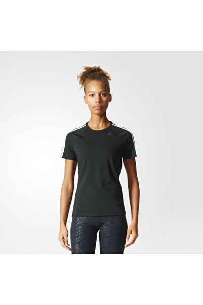 adidas D2m Tee 3s Bk2682 Γυναικείο T-shirt Μαύρο Λευκό