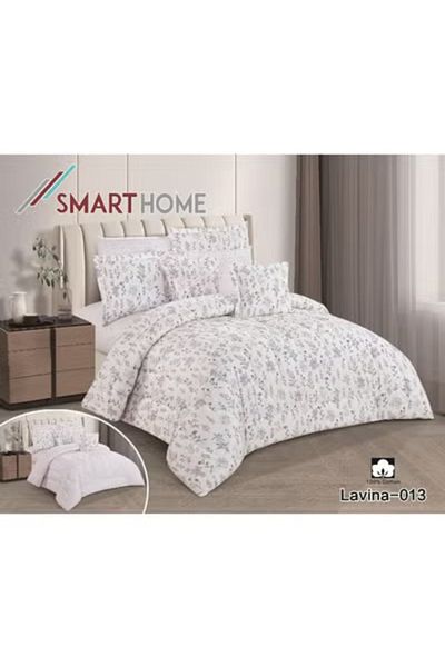 smart home Double-sided comforter set, 5-piece bed sheet, 5-piece comforter, 100% cotton, 180X230cm bed sheet