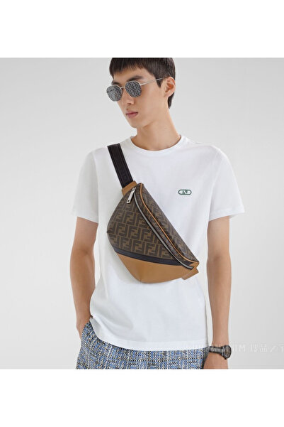 BrandsBoutique Ff Roma Loose Fit Embroidered Logo Tshirt