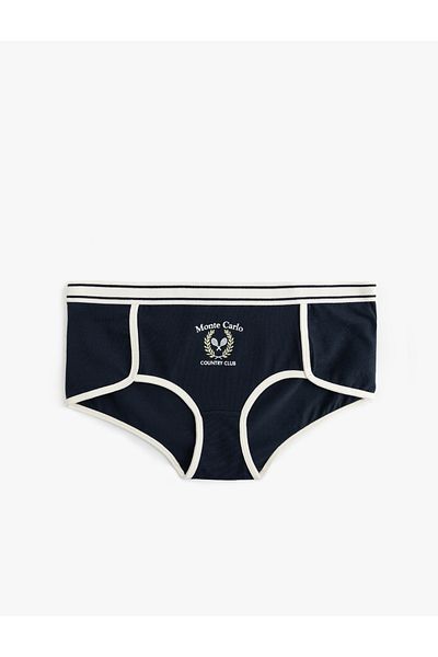 Koton Chiloți hipster imprimați cu talie extra înaltă, din bumbac