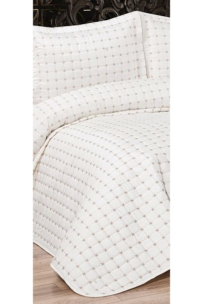 diabella Star Quilted 3 Piece Double Bedspread