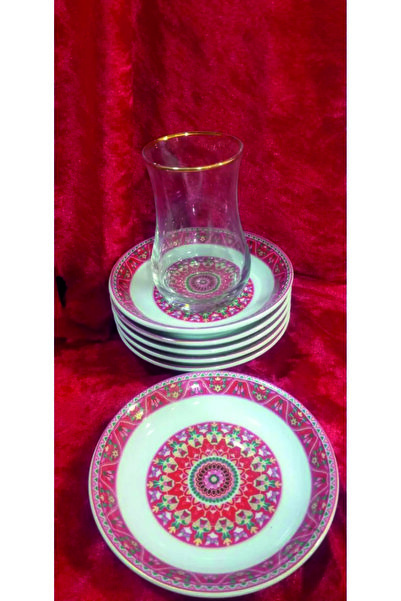 nyshediyelik Lady Dream 6-Tea Plate Snack Plate